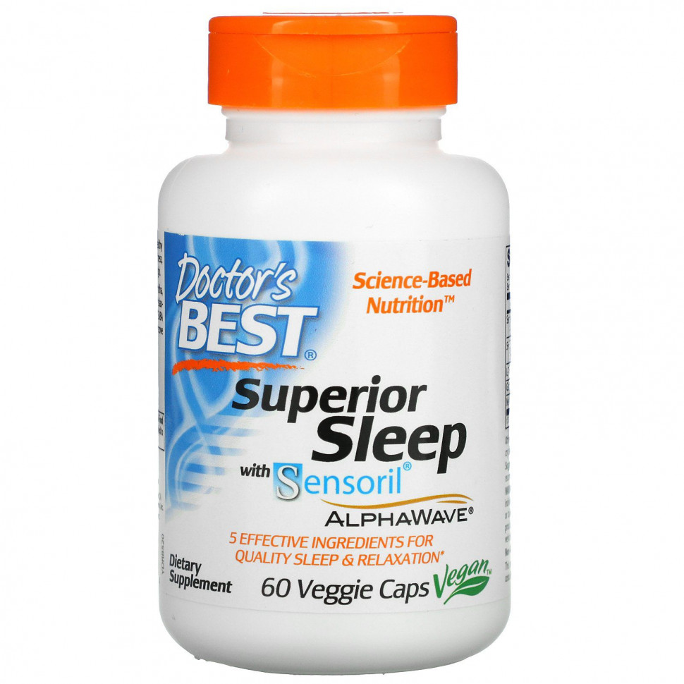   Doctor's Best, Superior Sleep  Sensoril AlphaWave, 60     -     , -,   