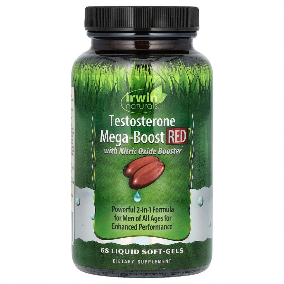  Irwin Naturals, Testosterone Mega-Boost RED,   , 68     IHerb ()