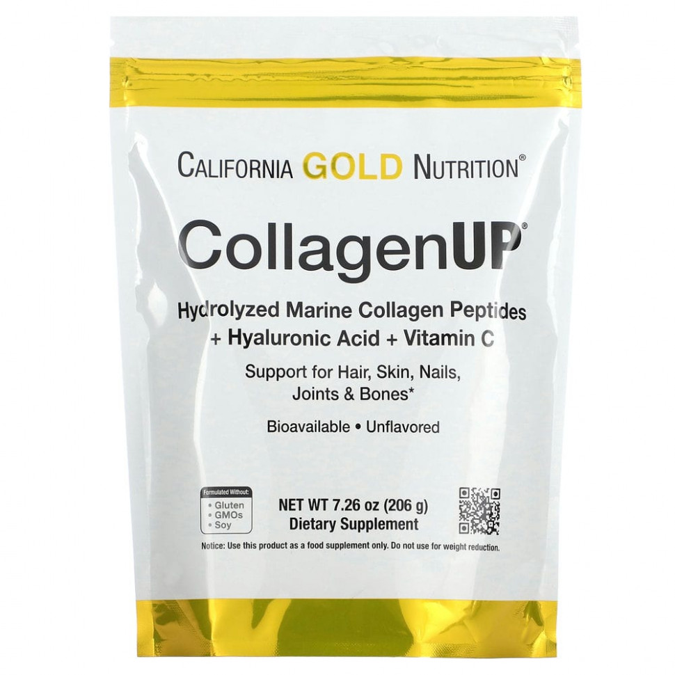   California Gold Nutrition, CollagenUP,   ,     C,   , 206  (7,26 )   -     , -  