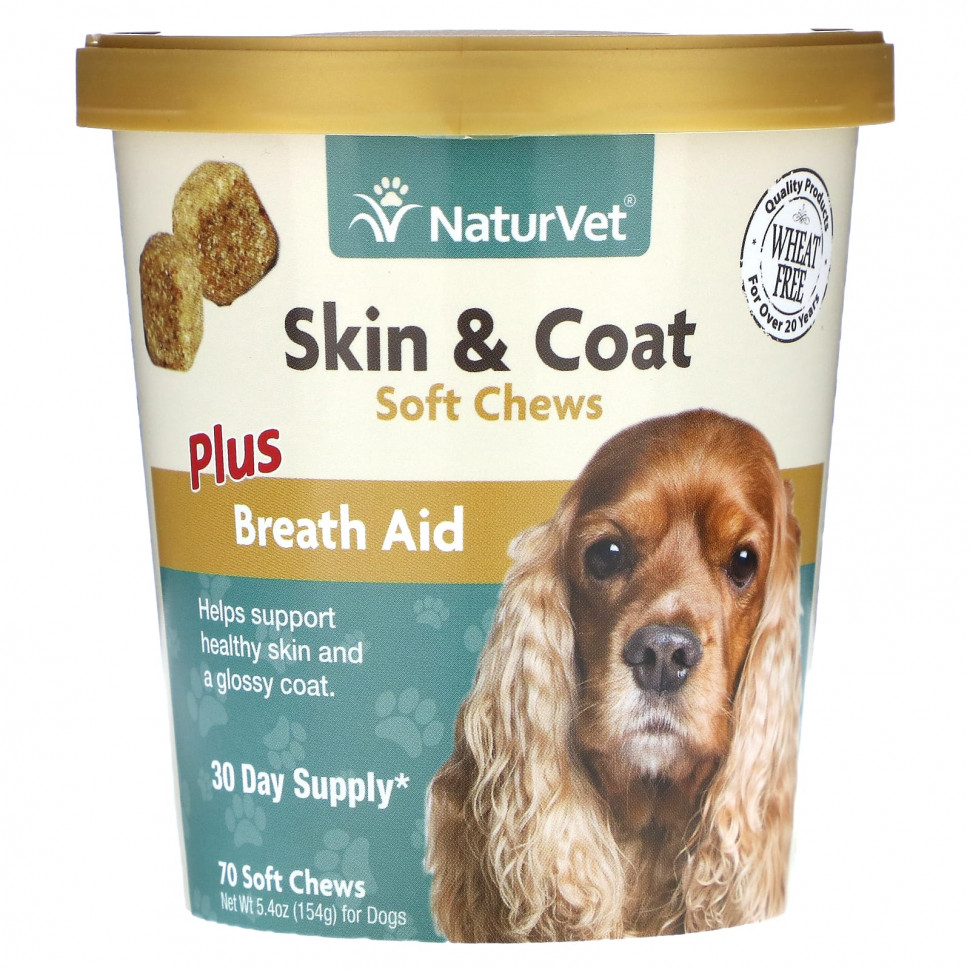   NaturVet,     Skin & Coat Plus,  , 70  , 154  (5,4 )   -     , -  