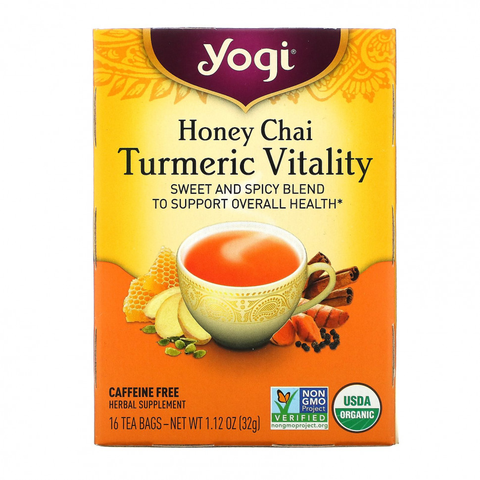  Yogi Tea, Turmeric Vitality,     , 16  , 32  (1,12 )  IHerb ()