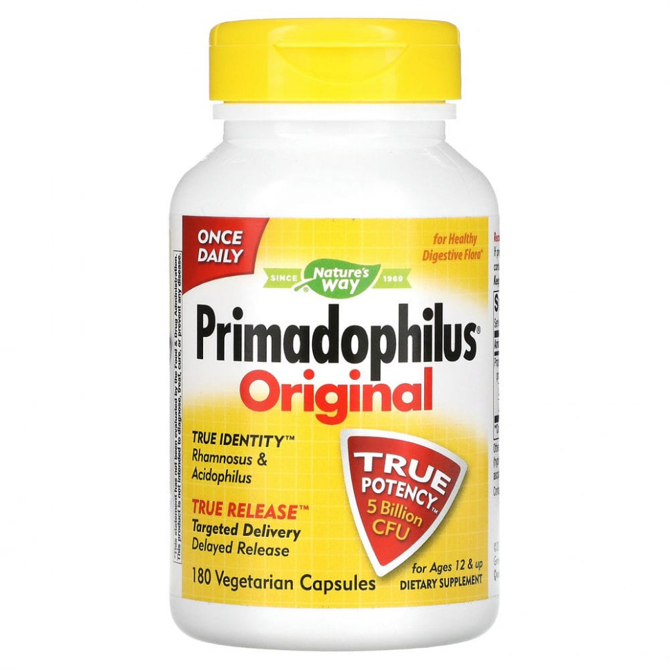   Nature's Way, Primadophilus, ,    12 , 5  , 180     -     , -  