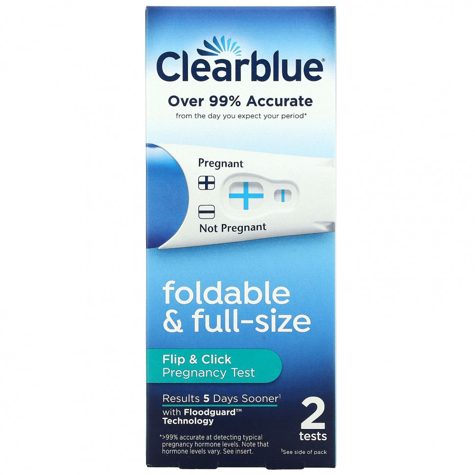   Clearblue,    Flip & Click, 2    -     , -  