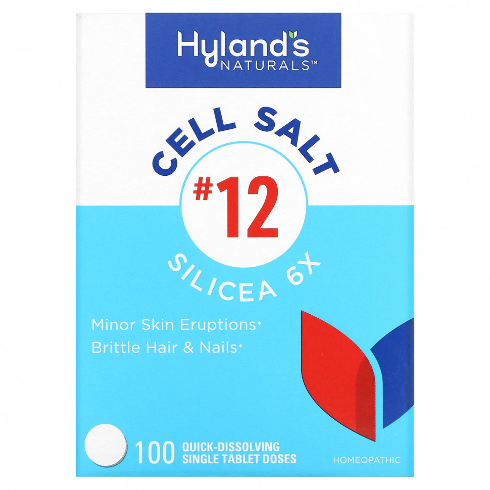   Hyland's, Cell Salt # 12, Silicea 6X, 100     -     , -  