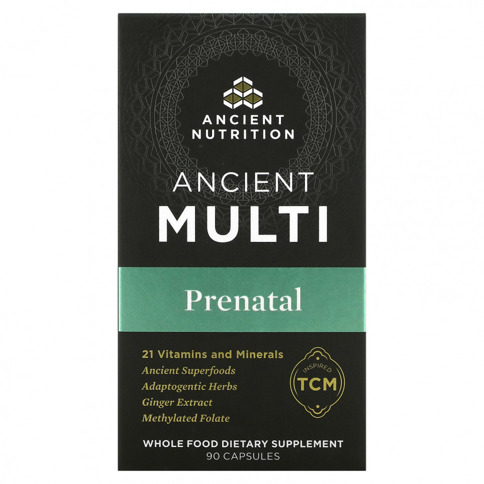  Dr. Axe / Ancient Nutrition, Ancient Multi Prenatal, 90    -     , -,   