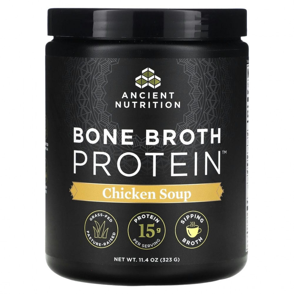   Dr. Axe / Ancient Nutrition, Bone Broth Protein,  , 323  (11,4 )   -     , -,   
