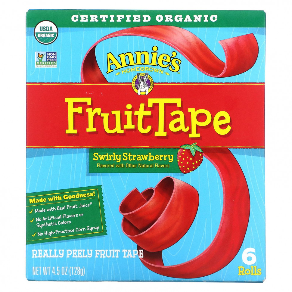   Annie's Homegrown, FruitTape,    , 6 , 128  (4,5 )   -     , -  