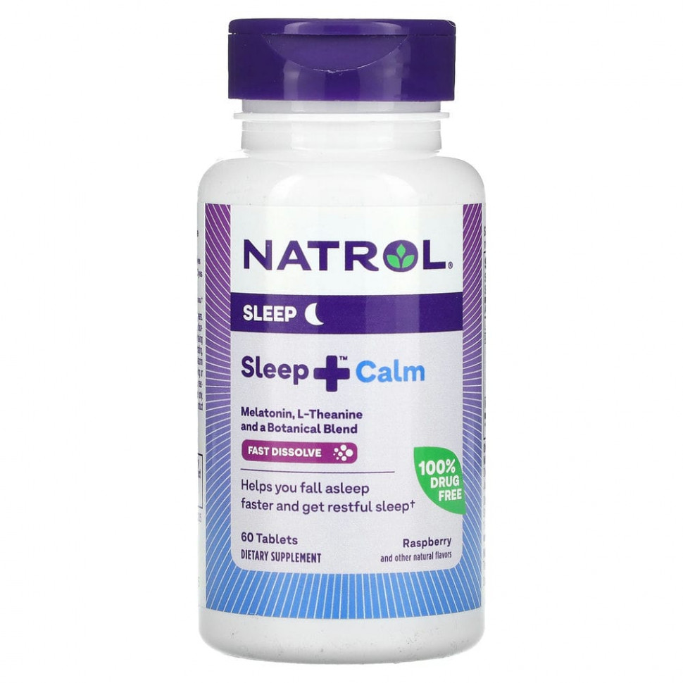   Natrol, Sleep + Calm, `` 60    -     , -,   