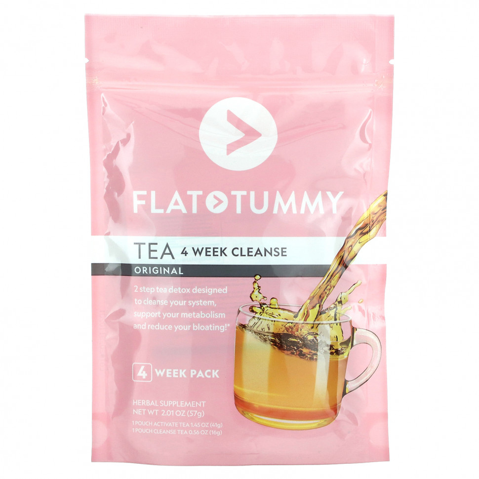   Flat Tummy, Tea, 4 Week Cleanse, Original, 57  (2,01 )   -     , -  