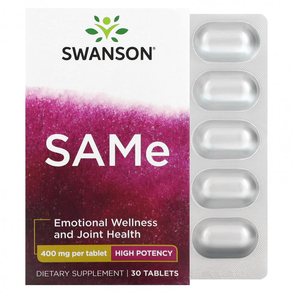   Swanson, SAMe,  , 400 , 30    -     , -,   