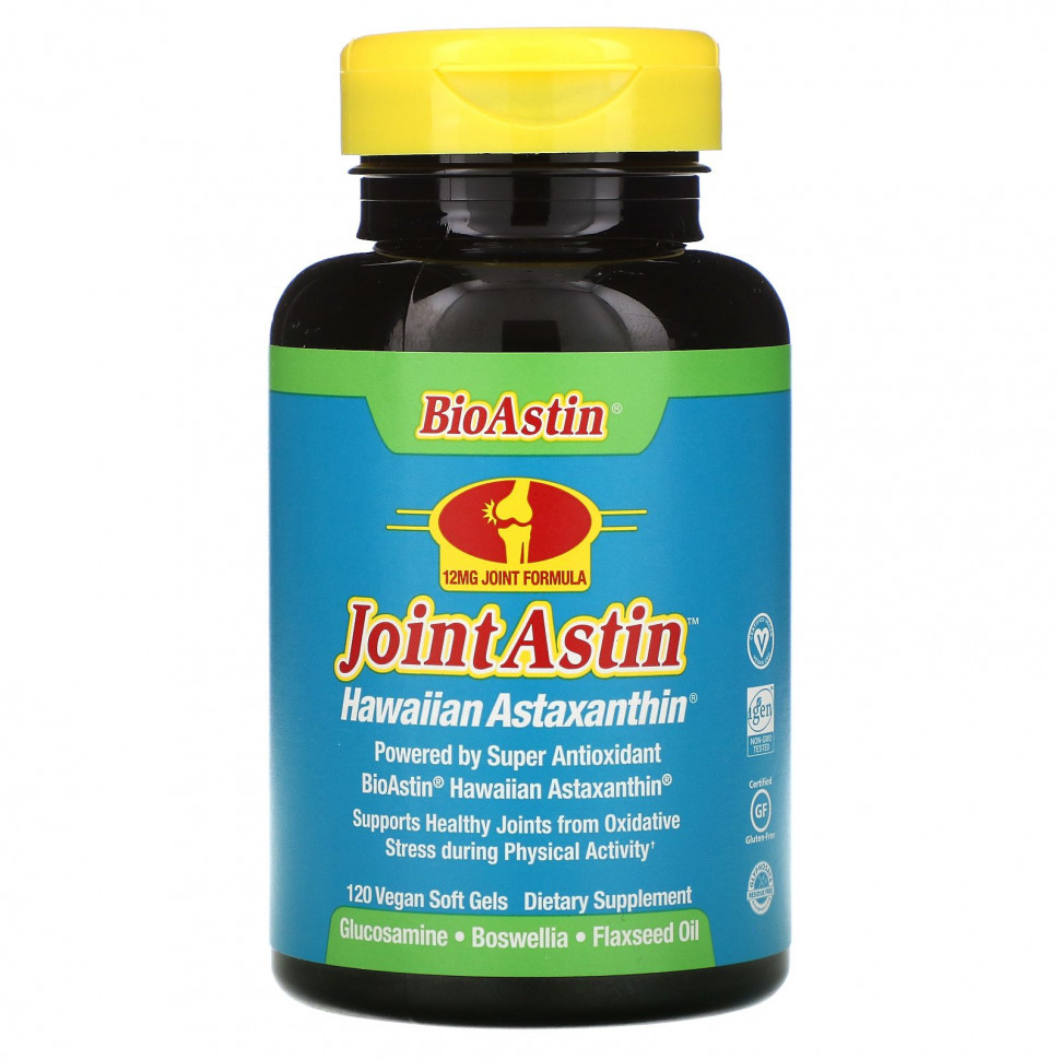   Nutrex Hawaii, JointAstin, Hawaiian Astaxanthin, 120 V-Gels   -     , -,   