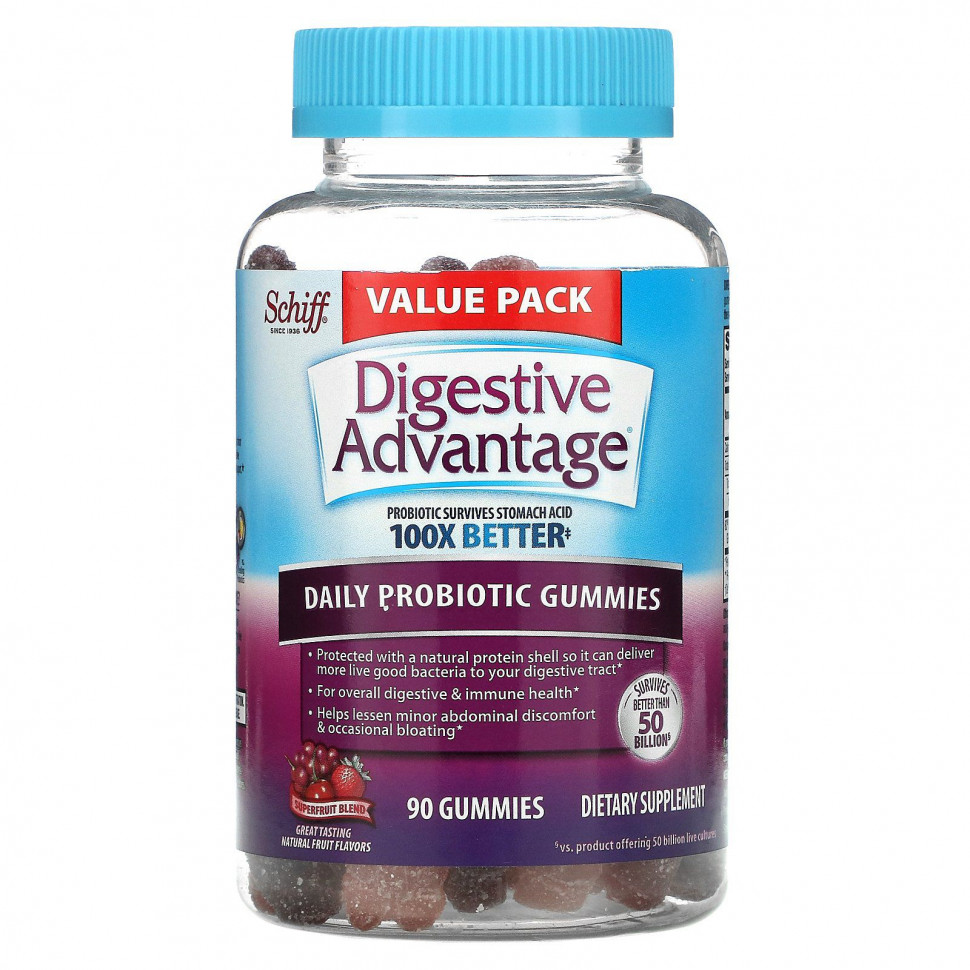   Schiff, Digestive Advantage,     ,   , 90     -     , -  