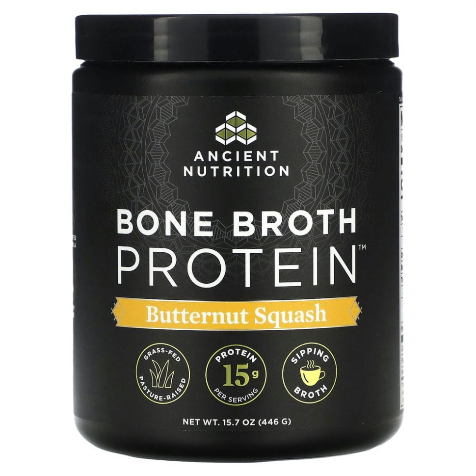   Dr. Axe / Ancient Nutrition, Bone Broth Protein,  , 446  (15,7 )   -     , -,   