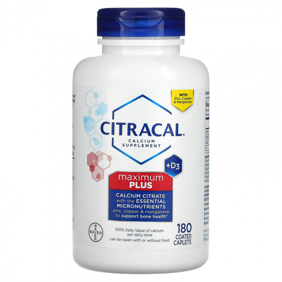   Citracal, Maximum Plus + D3, 180      -     , -  