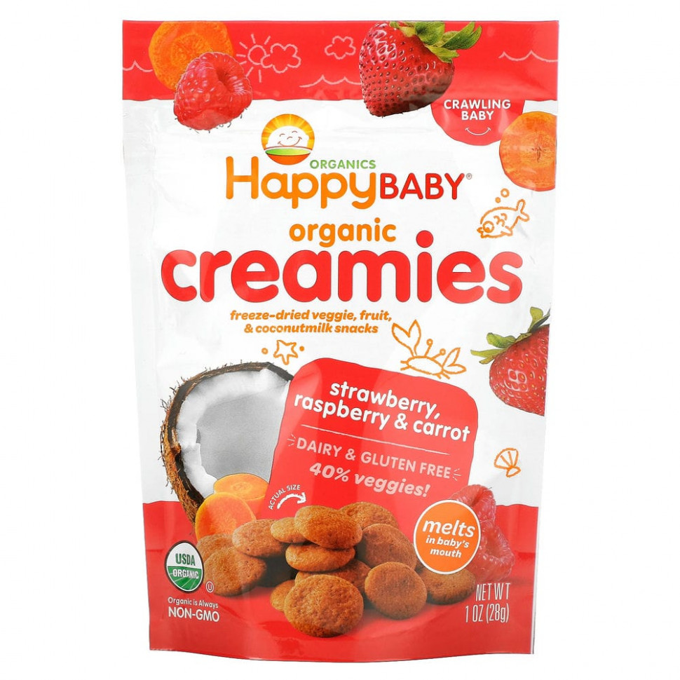   Happy Family Organics, Organic Creamies,    ,    , ,   , 28  (1 )   -     , -  