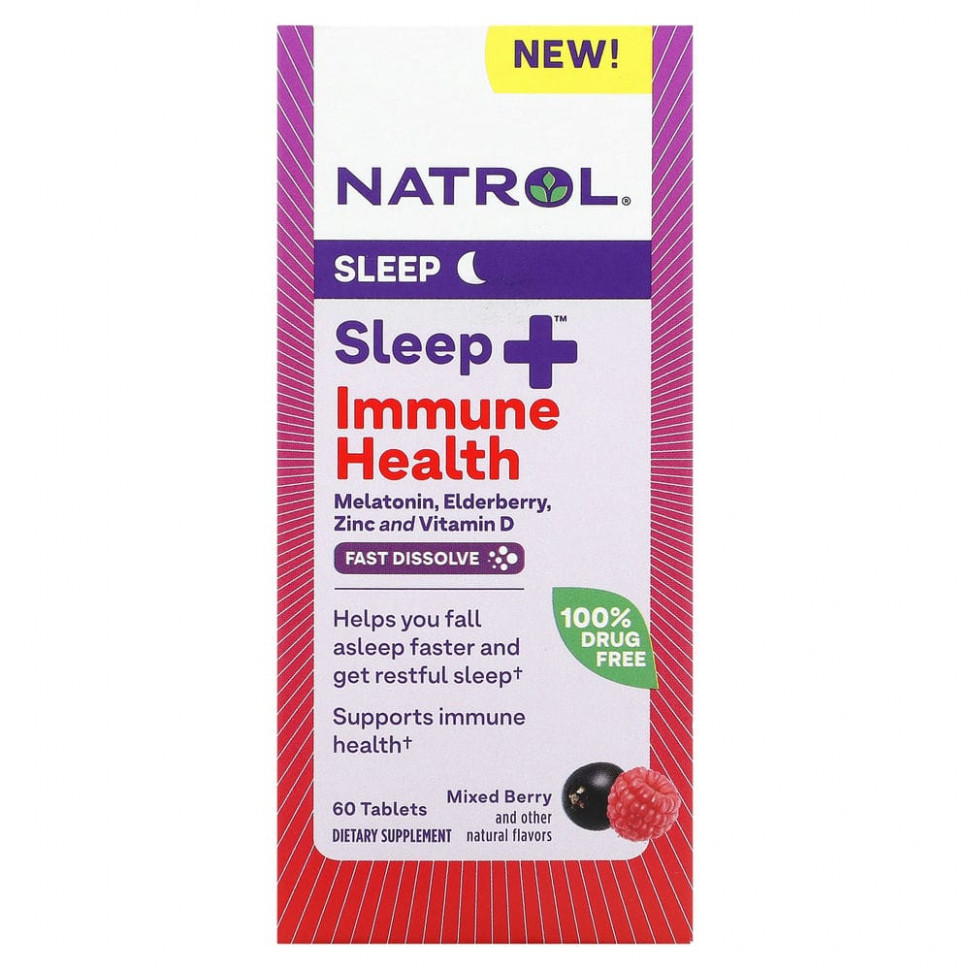   Natrol, Sleep + Immune Health,  , 60    -     , -  