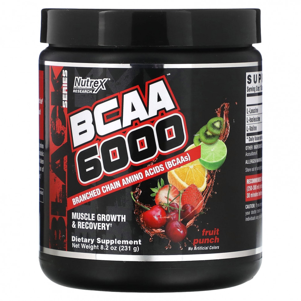   Nutrex Research, BCAA 6000,  , 231  (8,2 )   -     , -  