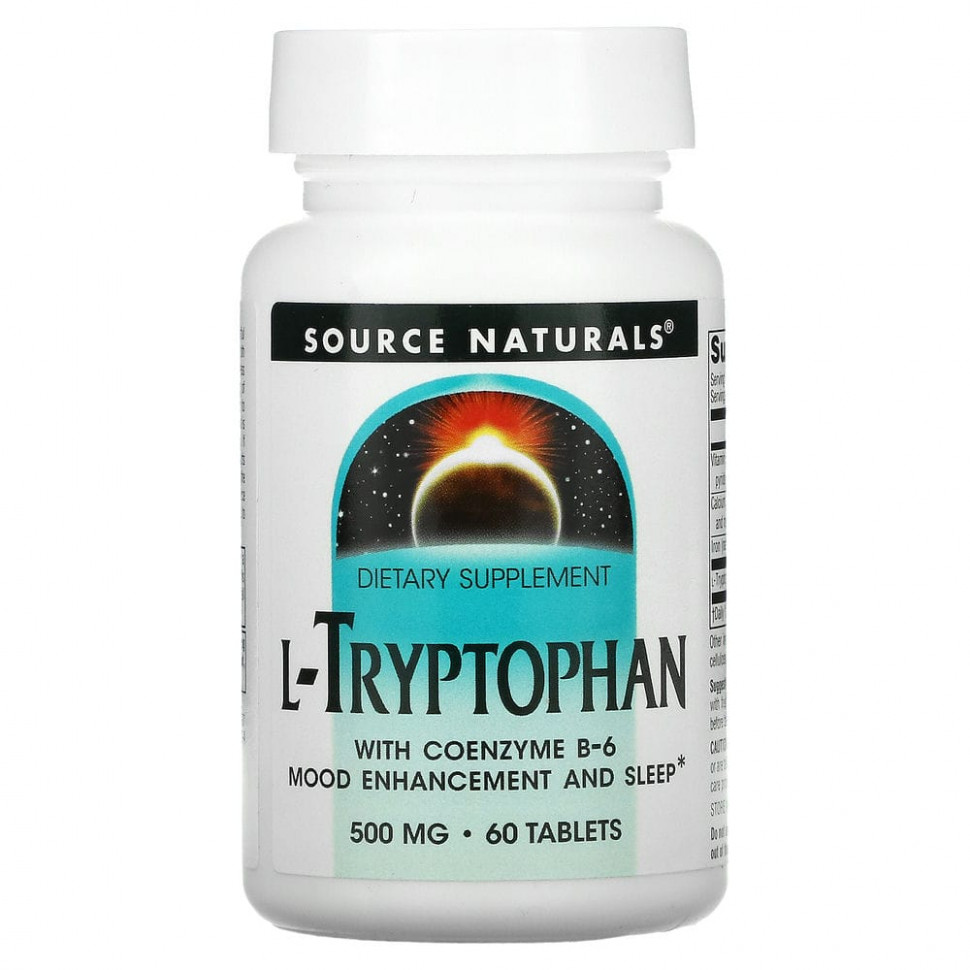   Source Naturals, L-   6   , 500 , 60    -     , -,   