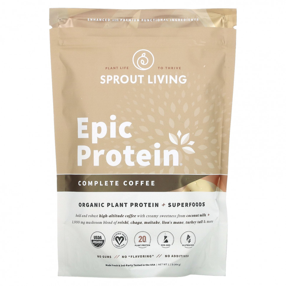   Sprout Living, Epic Protein,     ,  , 494  (1,1 )   -     , -  