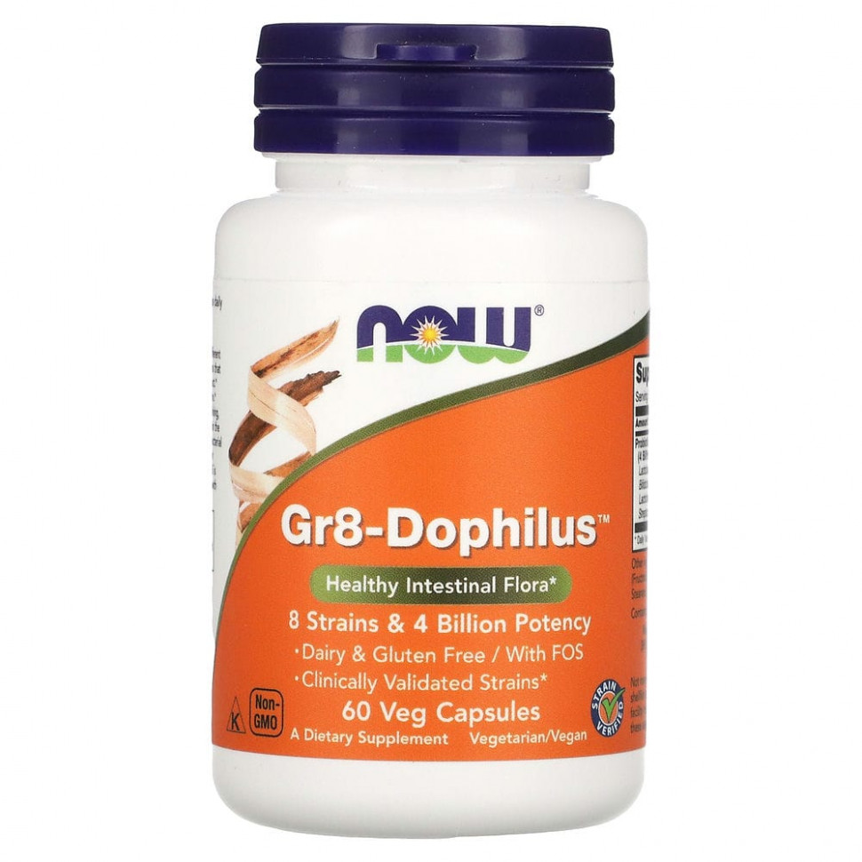   NOW Foods, Gr8-Dophilus, 60     -     , -  