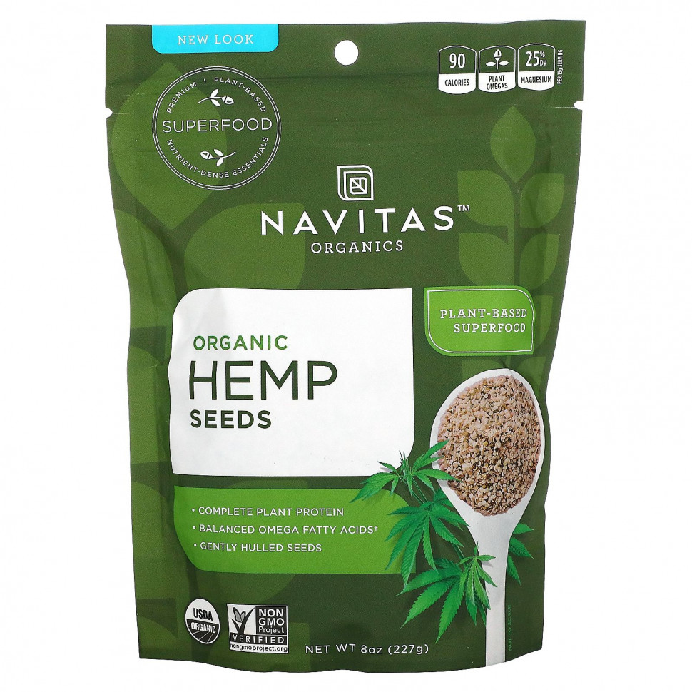   Navitas Organics, Organic Hemp Seeds (  ), 227  (8 )   -     , -  