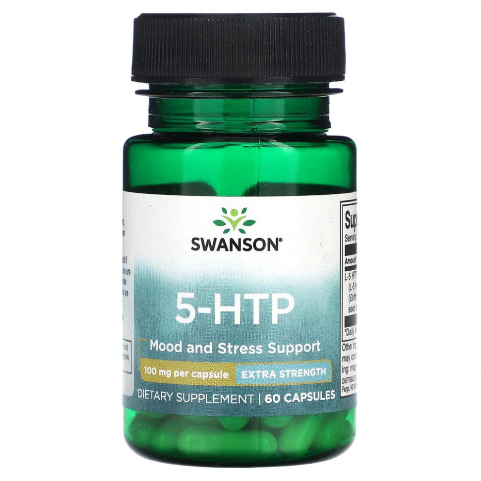   Swanson, 5-HTP,   , 100 , 60    -     , -,   