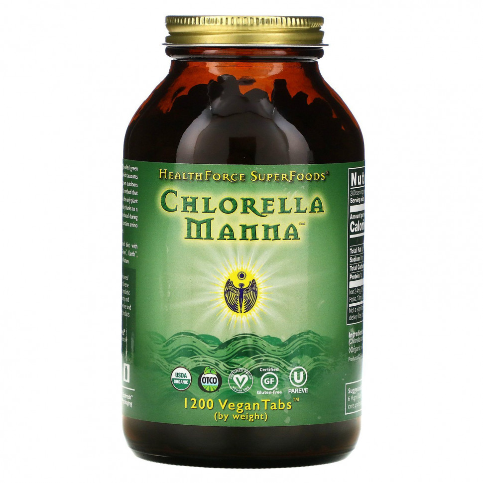   HealthForce Superfoods, Chlorella Manna,   , 1200     -     , -  