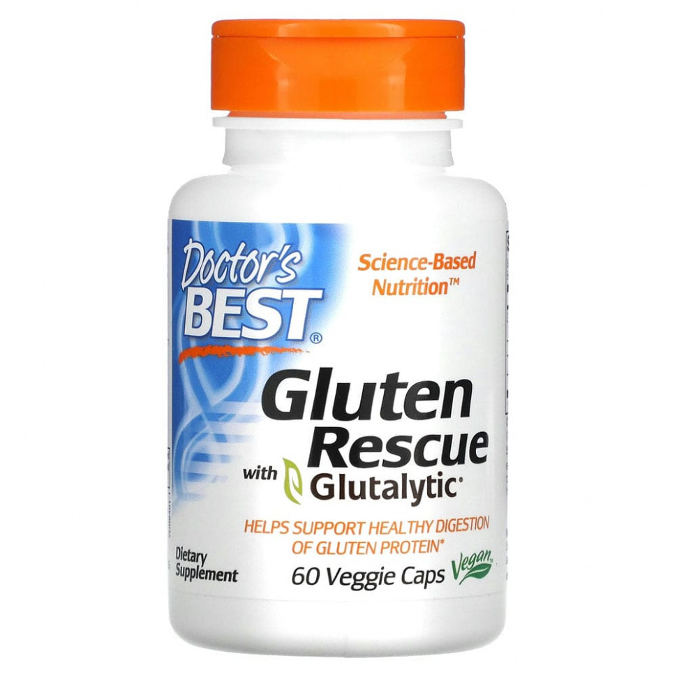   Doctor's Best, Gluten Rescue,      Glutalytic, 60     -     , -  