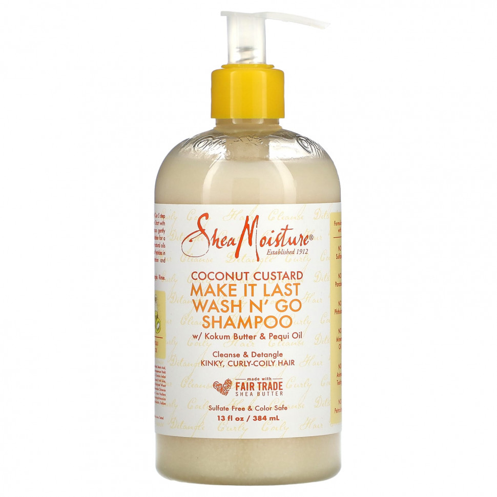   SheaMoisture, Make It Last Wash N 'Go, ,  ,      , 384  (13 . )   -     , -,   