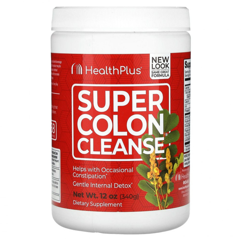   Health Plus, Super Colon Cleanse,    , 340  (12 )   -     , -  