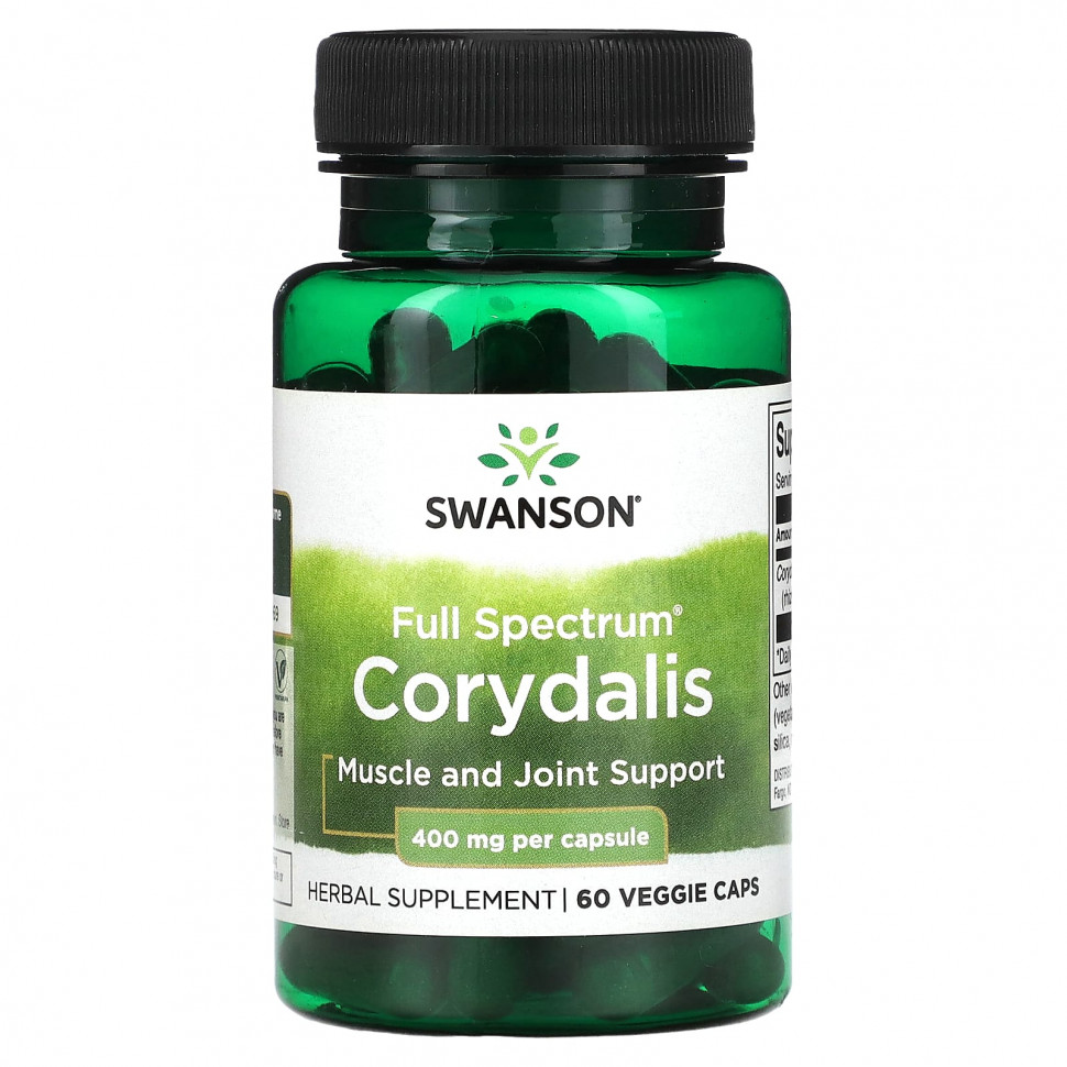  Swanson, Corydalis  , 400 , 60    IHerb ()