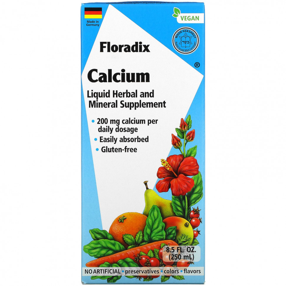   Gaia Herbs, Floradix, , 200 , 250  (8,5 . )   -     , -  