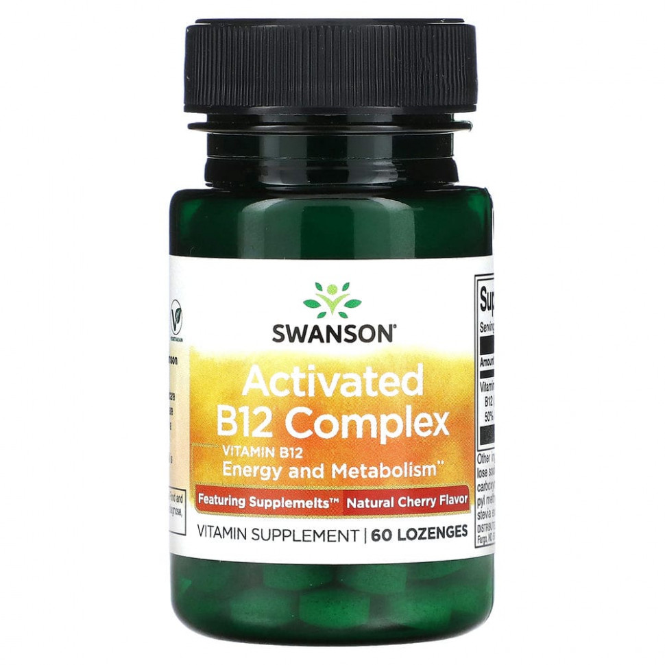   Swanson, Activated B12 Complex,  , 60    -     , -  