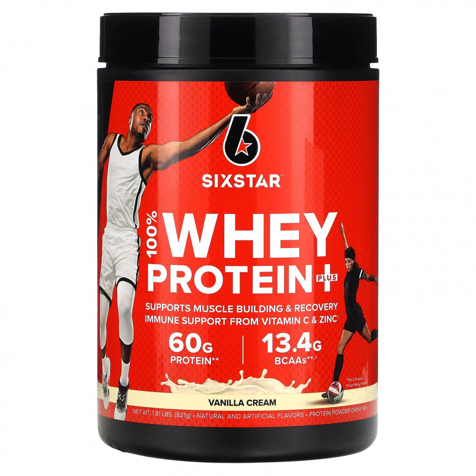   SIXSTAR, 100% Whey Protein Plus,  , 821  (1,81 )   -     , -  