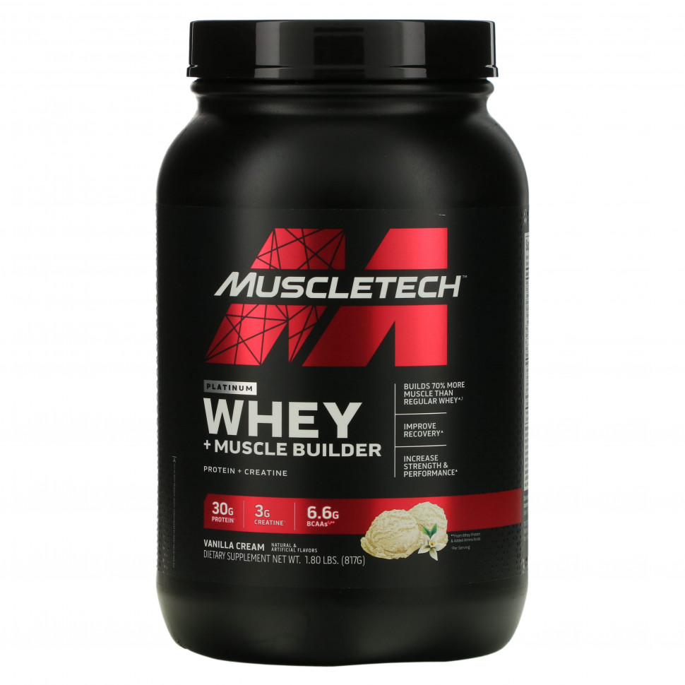   MuscleTech, Platinum Whey + Muscle Builder,  , 817  (1,8 )   -     , -  