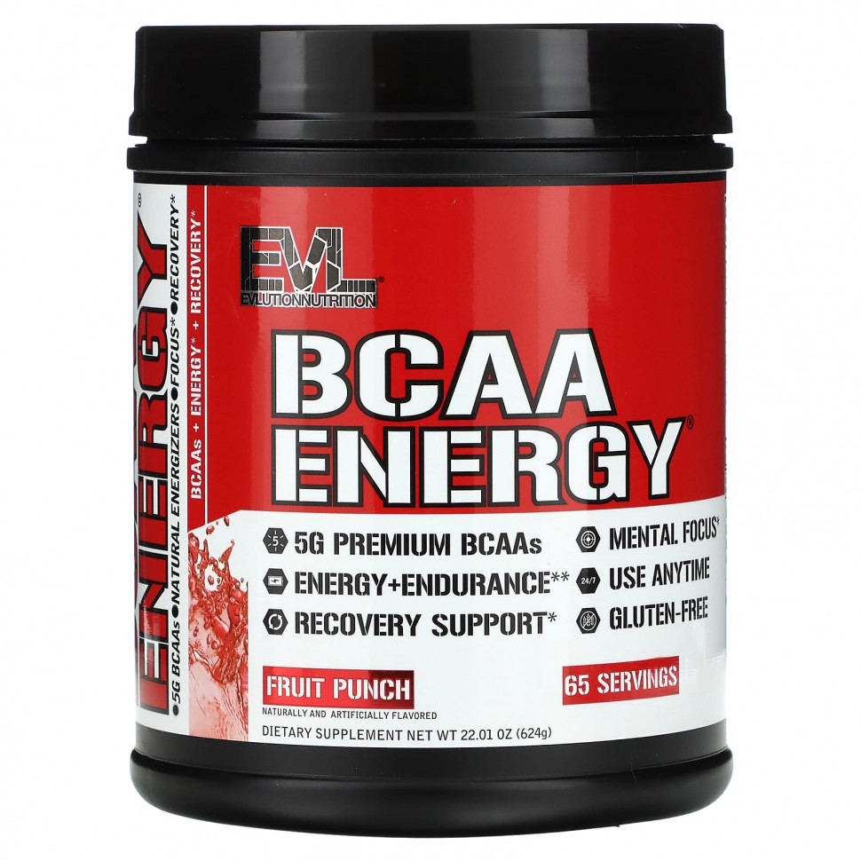   EVLution Nutrition, BCAA Energy,  , 624  (22,01 )   -     , -  