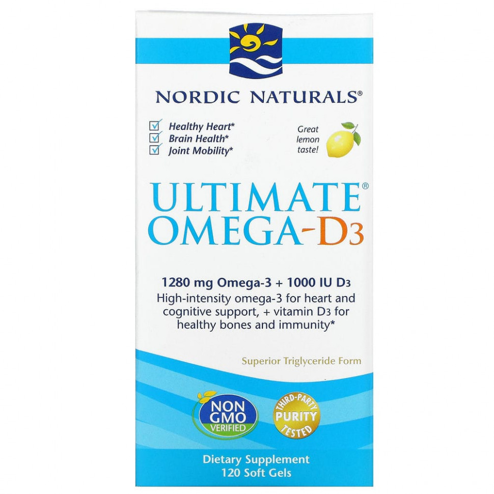   Nordic Naturals, Ultimate -D3,   , 1000 , 120    -     , -  