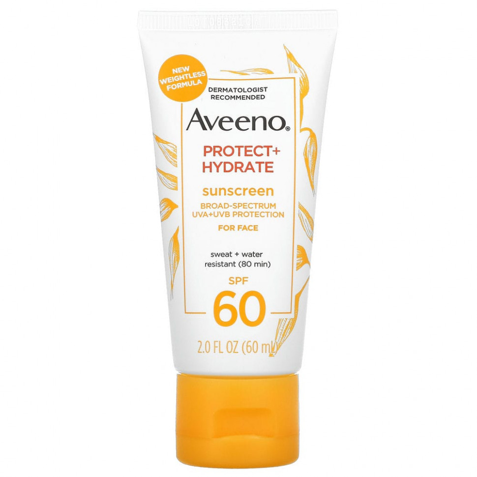   Aveeno, Protect + Hydrate,  ,  , SPF 60, 60  (2 . )   -     , -  