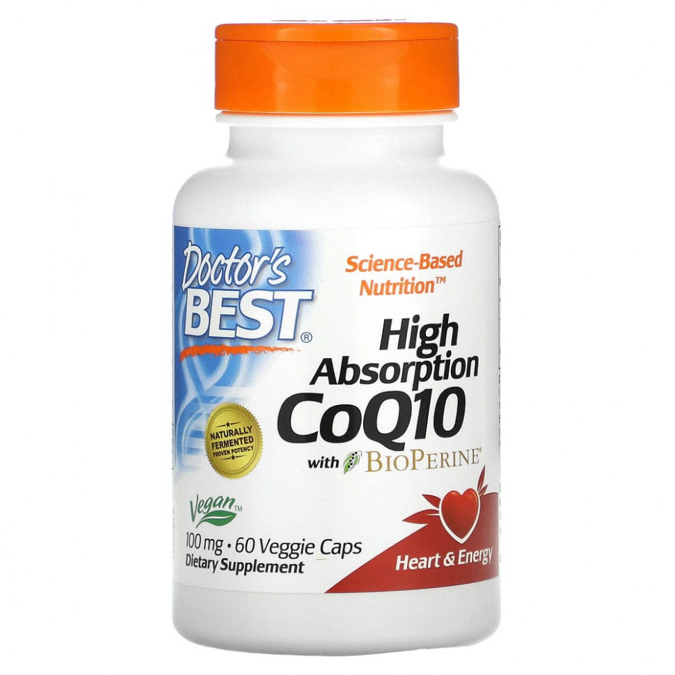   Doctor's Best,  Q10    ,  BioPerine, 100 , 60     -     , -,   