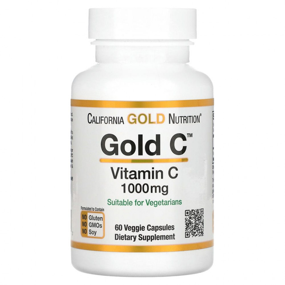   California Gold Nutrition, Gold C,  C, 1000 , 60     -     , -  