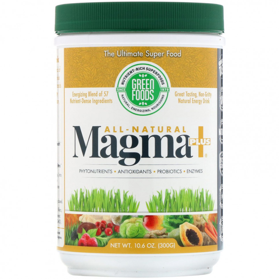   Green Foods,    Magma Plus, 300  (10,6 )   -     , -  