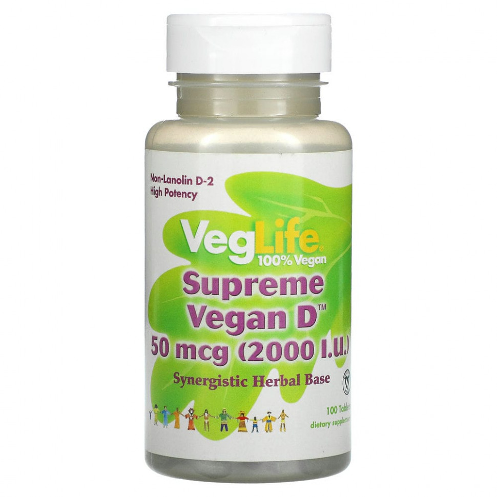   VegLife, Supreme Vegan D, 2000 , 100    -     , -,   