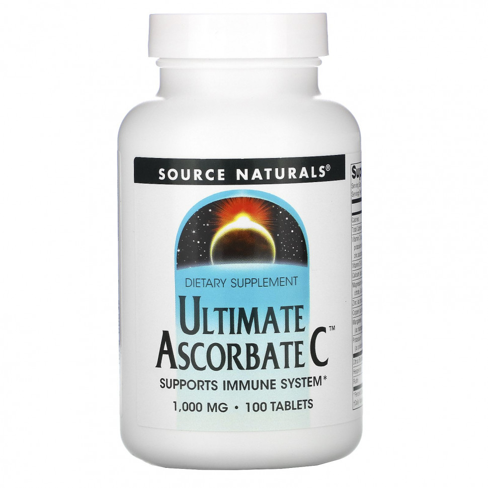   Source Naturals, Ultimate Ascorbate C, 1000 , 100    -     , -,   