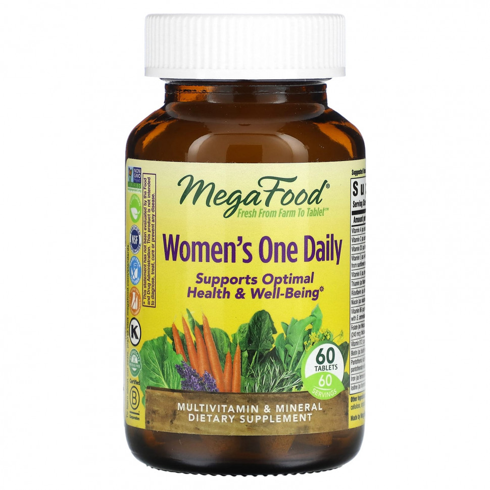   MegaFood, Women's One Daily, 60    -     , -  