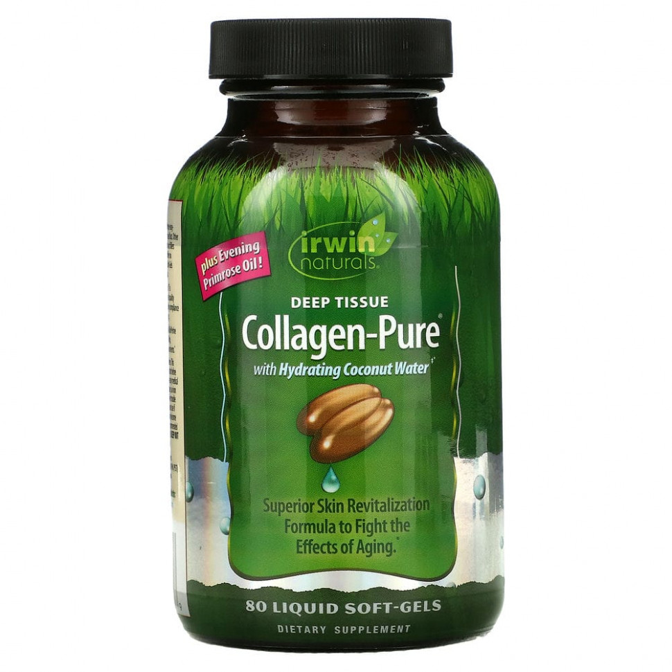   Irwin Naturals, Collagen-Pure, Deep Tissue, 80     -     , -  