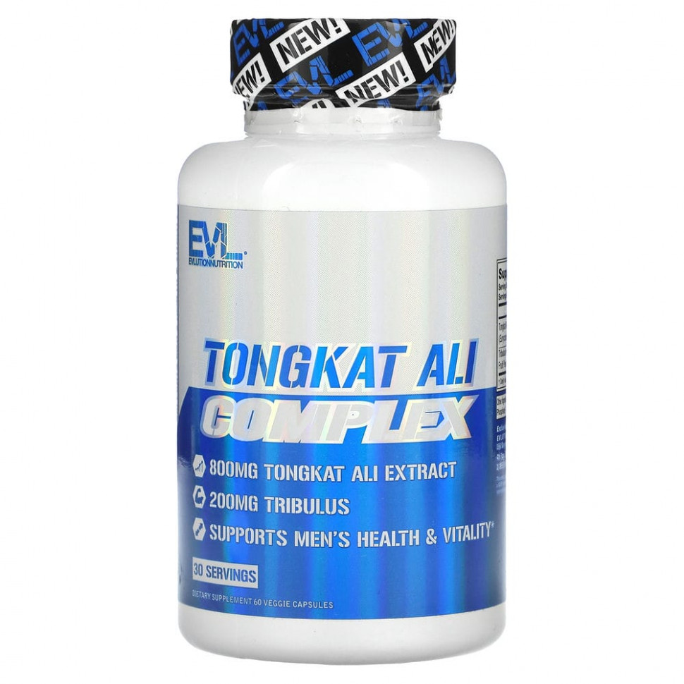   EVLution Nutrition, Tongkat Ali Complex, 800 , 60     -     , -  