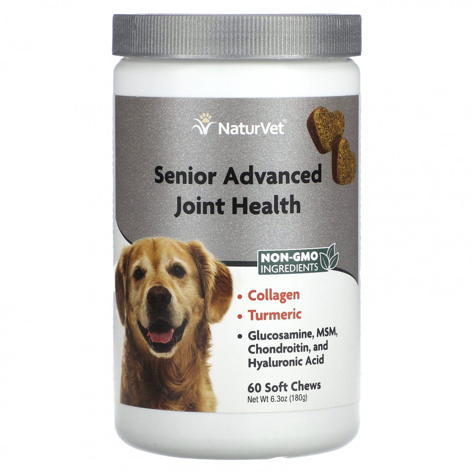   NaturVet, Senior Advanced Joint Health,  , 60  , 180  (6,3 )   -     , -  