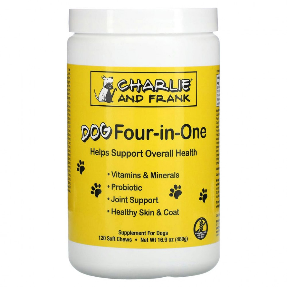   Charlie & Frank, Dog Four-in-One, 120      -     , -,   
