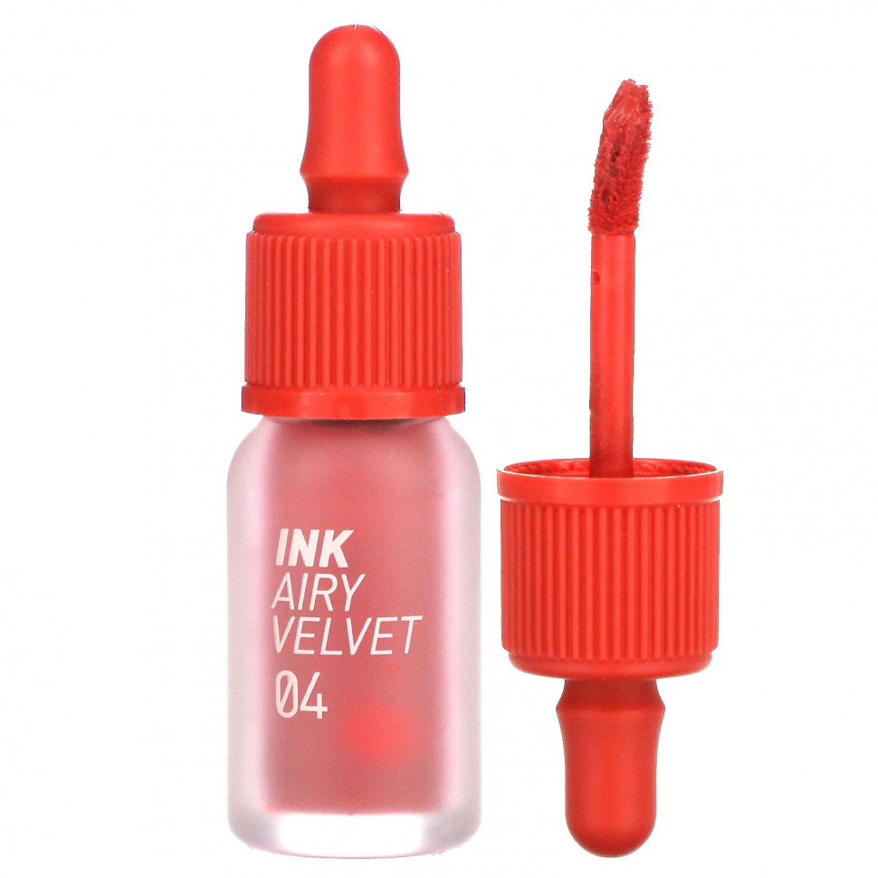  Peripera,    Ink Airy Velvet Lip Tint, 04 Pretty Pink, 4  (0,14 )  IHerb ()