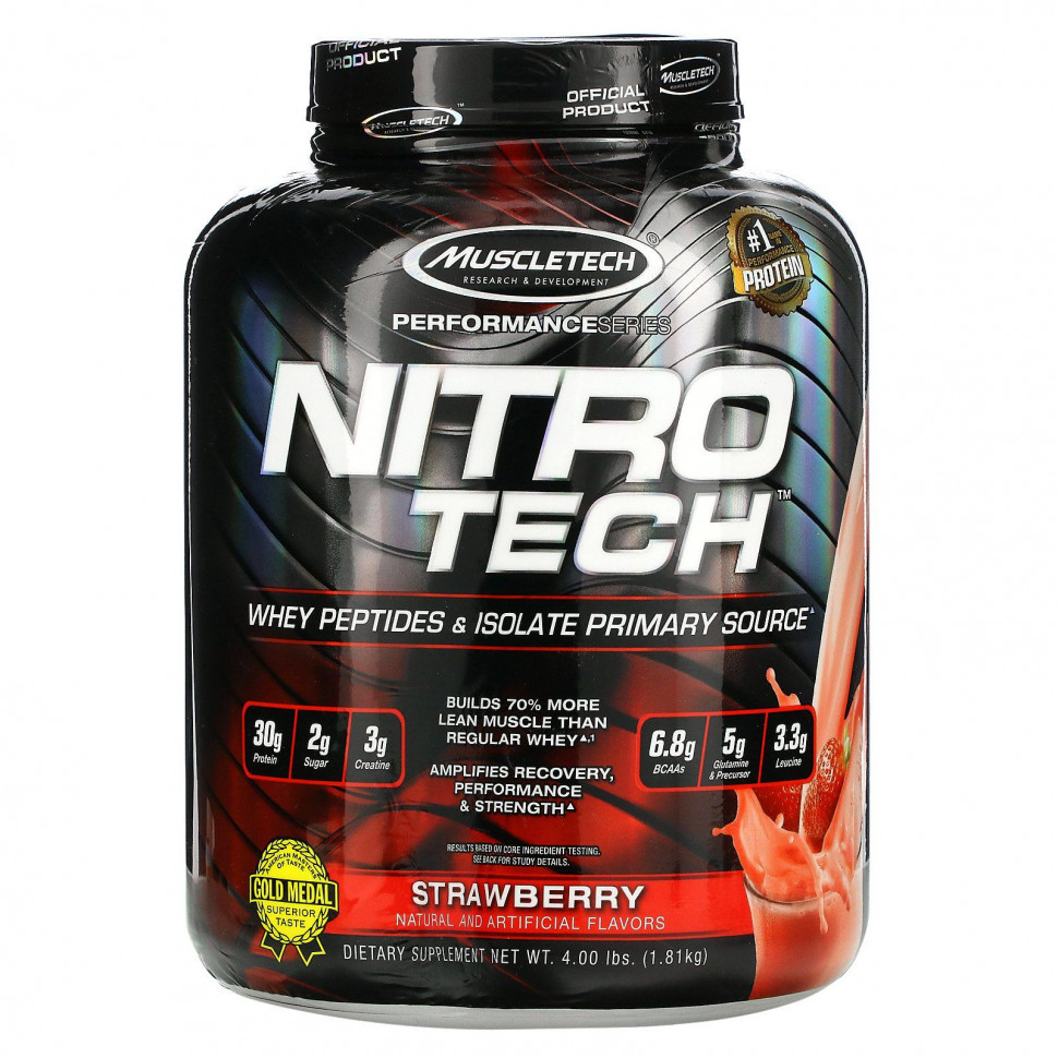   Muscletech,  Performance, Nitro Tech,      ,  , 1,81  (4 )   -     , -  